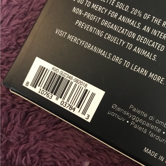 NWT Kat Von D (Vegan ) “LOVE “ Eyeshadow Palette - Picture 13 of 13